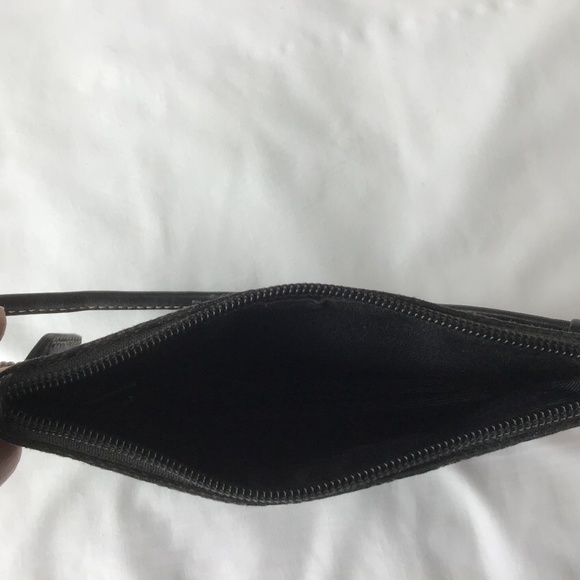 NWOT Authentic Coach Wristlet Bag - Black - Picture 6 of 6